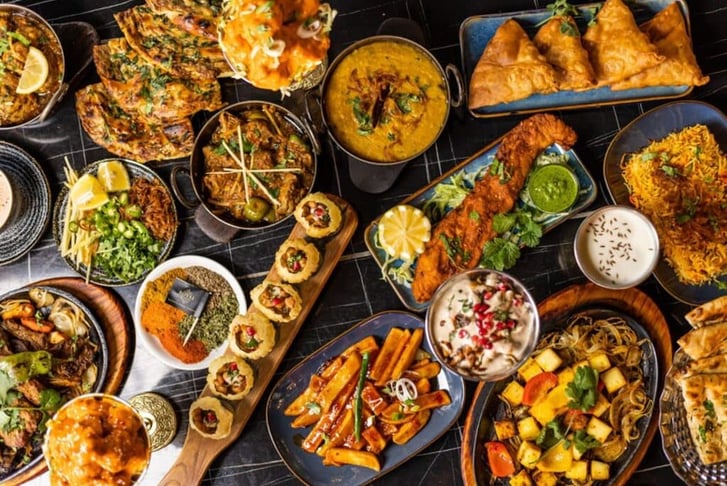 Set Indian Meal for 2, at The 1852 Leicester