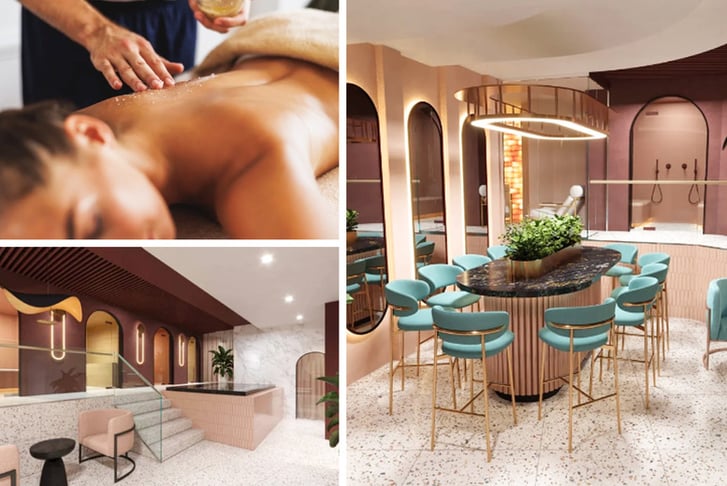 5* Spa Experience: Clay Mask or Salt Cave Treatment, Spa Access, Bubbly & Voucher - Bank