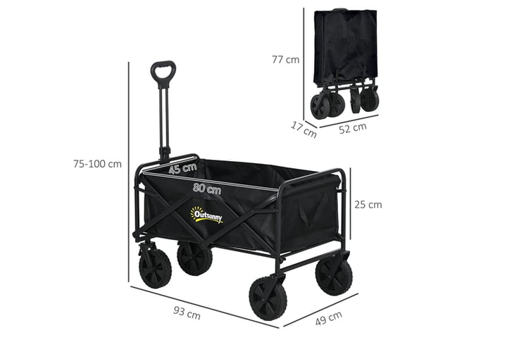 Collapsible-Folding-Outdoor-Garden-Trolley-8