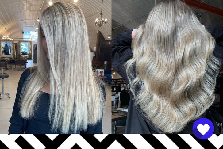 Full Head Highlights Cut & Blow Dry with Treatment at Live True London- 4 Locations