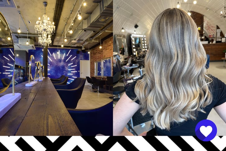 Full Head Highlights Cut & Blow Dry with Treatment at Live True London- 4 Locations