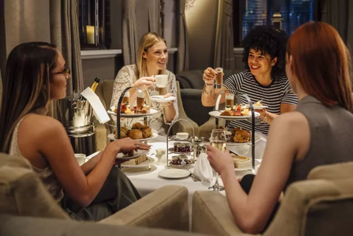 Traditional or Luxury Afternoon Tea for One, Two or Four