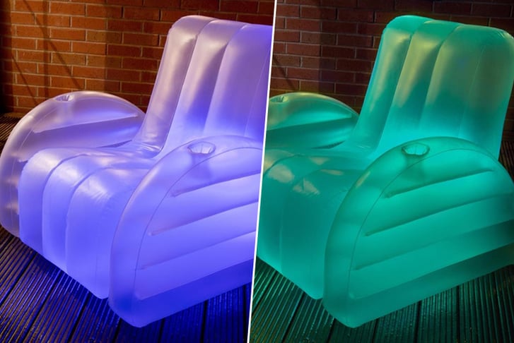 Mattress Shed - Starlite Luna Inflatable LED Chair3