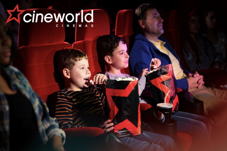 Cineworld Cinema Tickets for 2: Deadpool & Wolverine, Inside Out 2 & More at 25 Locations