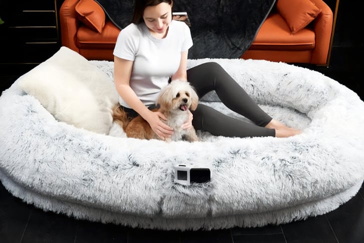 Faux-Fur-Human-Dog-bed-4