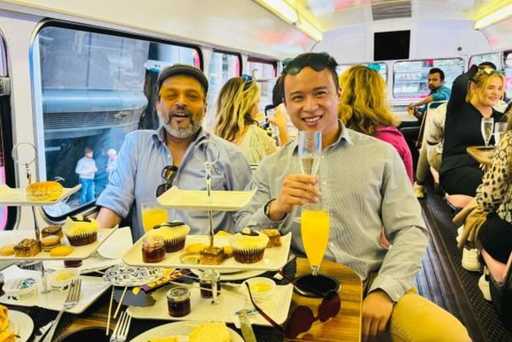 Abba Inspired Afternoon Tea Bus with Panoramic Views of London