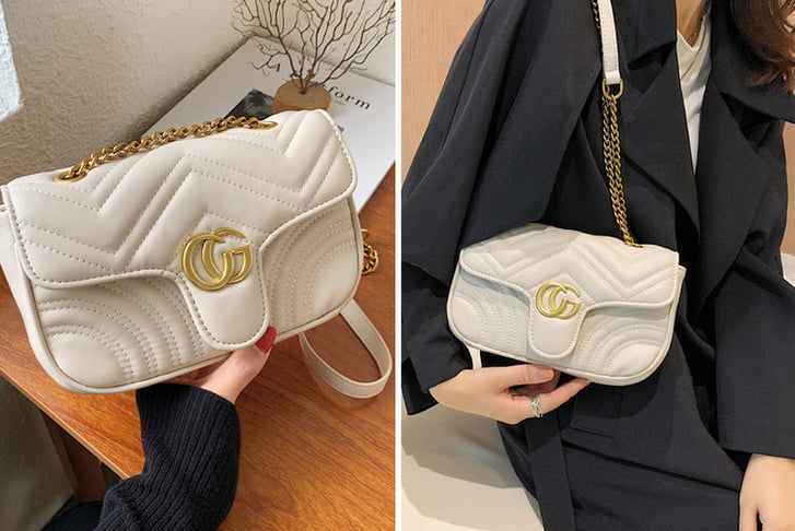 White mini handbag sale