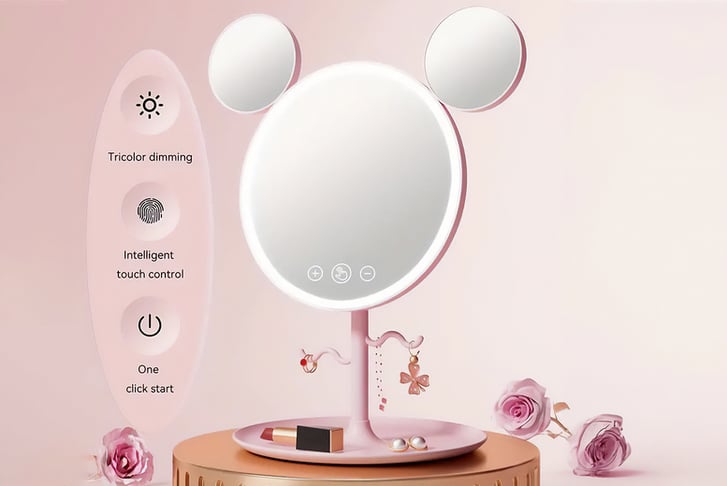 LED-Beauty-Makeup-Mirror-with-Magnifying-Mirror-Function-1