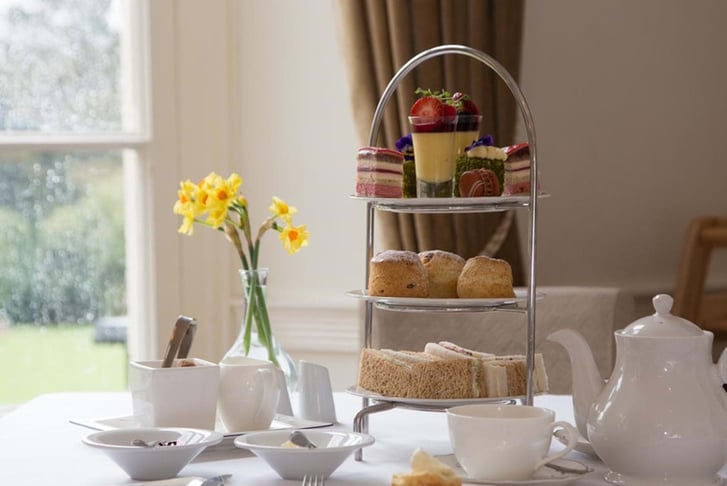 4* Willington Hall Afternoon Tea for 2 - Prosecco Upgrade