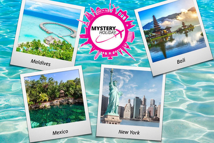 Mystery Holiday™ Maldives, Bali, Mexico, New York & More! Wowcher