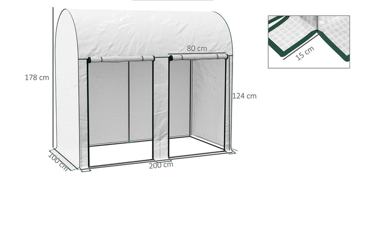 Outsunny-200-x-100cm-Walk-In-Greenhouse-7