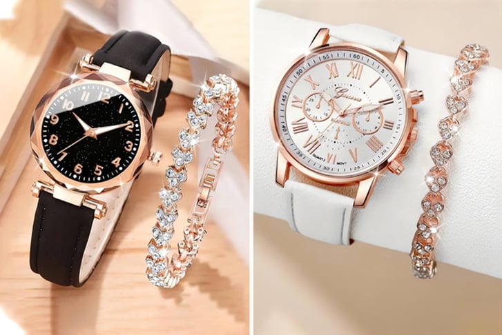 Women's-Watch-&-Bracelet-Set-1