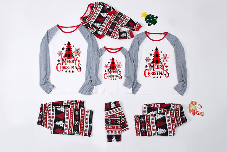 Christmas-Tree-Snowflake-Letters-Print-Family-Matching-Long-Sleeve-Pajamas-Sets-2