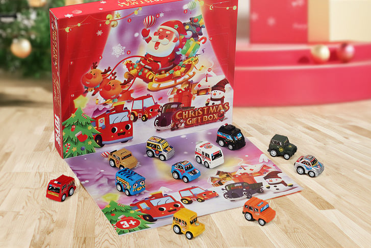 Christmas-Advent-Calendar-24-Days-Pull-Back-Car-Toys-1