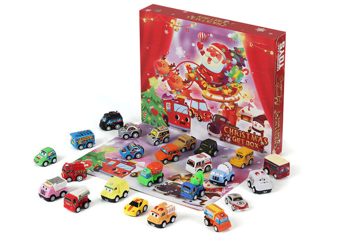 Christmas-Advent-Calendar-24-Days-Pull-Back-Car-Toys-2