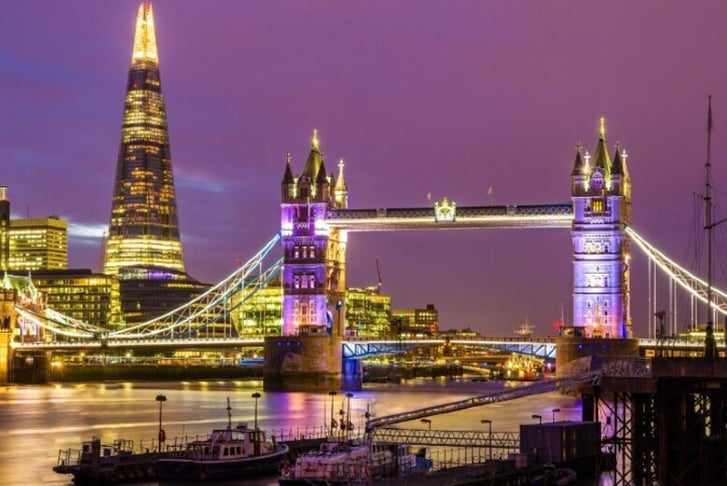 Panoramic London by Night Open Top Bus Tour 