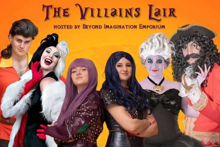 The Villains Lair - Kids Halloween Party Admission - 1-3pm or 3-5pm