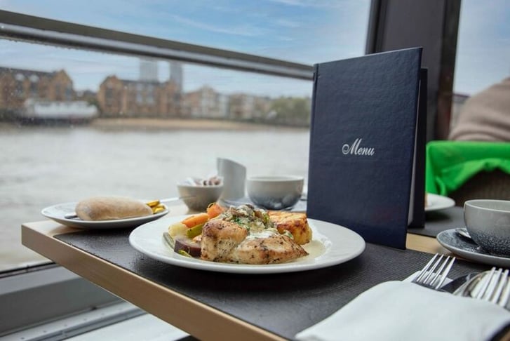 2-Course Lunch Cruise on the Thames For 2