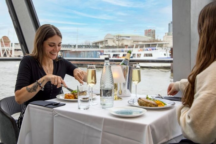 2-Course Lunch Cruise on the Thames For 2