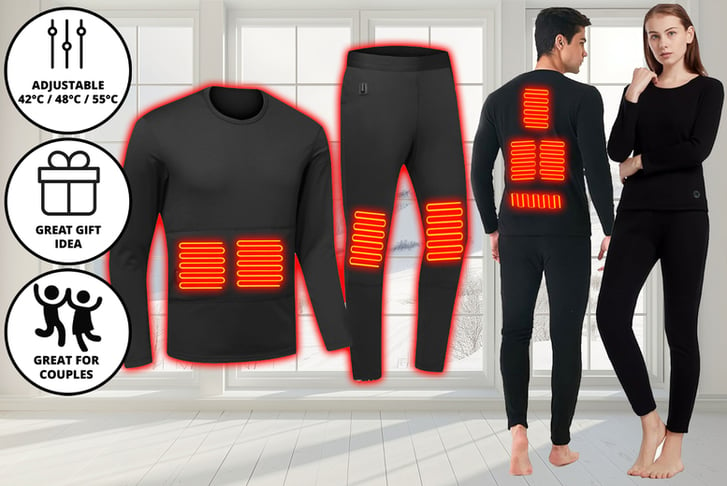 Electric heated long johns hotsell