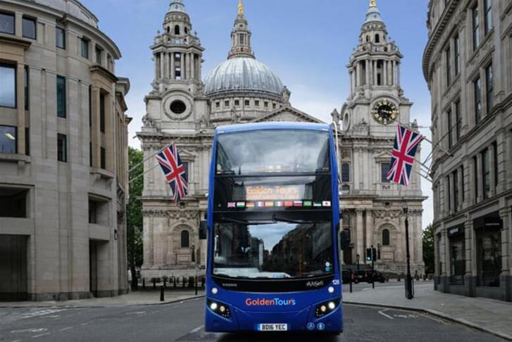 London Landmarks Open Top Bus Tour With Live Guide – Golden Tours