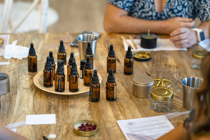 Aromatherapy Candle Making Workshop for 1 or 2 - BYOB - Glasgow