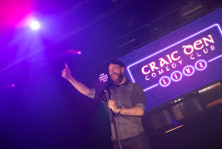 2 Tickets to Craic Den Comedy Club - Dublin 