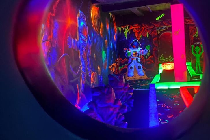 Glow-in-the-Dark Mini Golf & Slushies 2