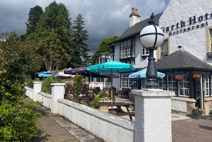 The Garth Hotel, Morayshire, Outside 2