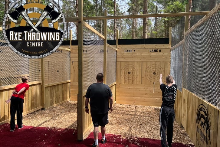 1-Hour Axe Throwing Experience - Kent or Sussex