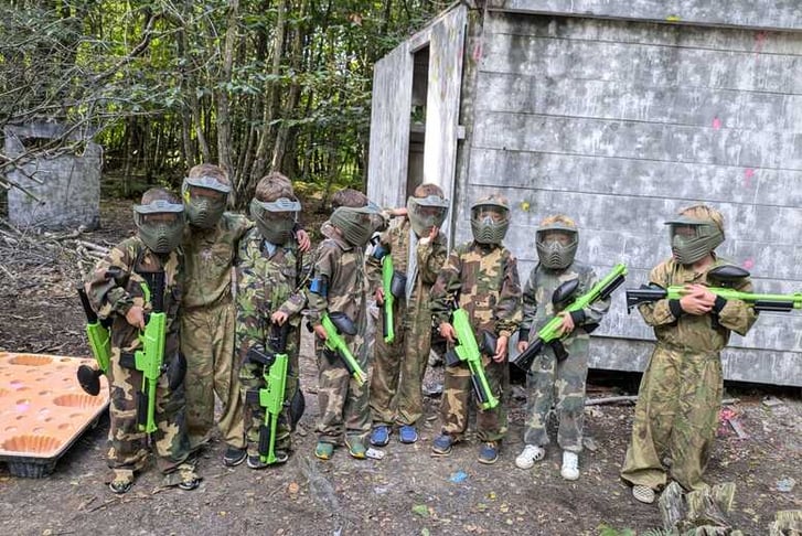 Paintball - Up To 10 People - 50 Paintballs Each - 4 Locations 