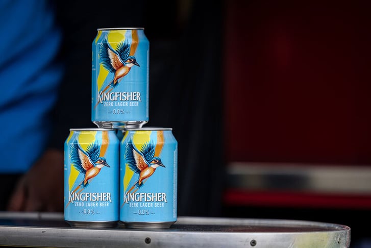 Kingfisher Zero Can - 24 Can's - 0% Beer