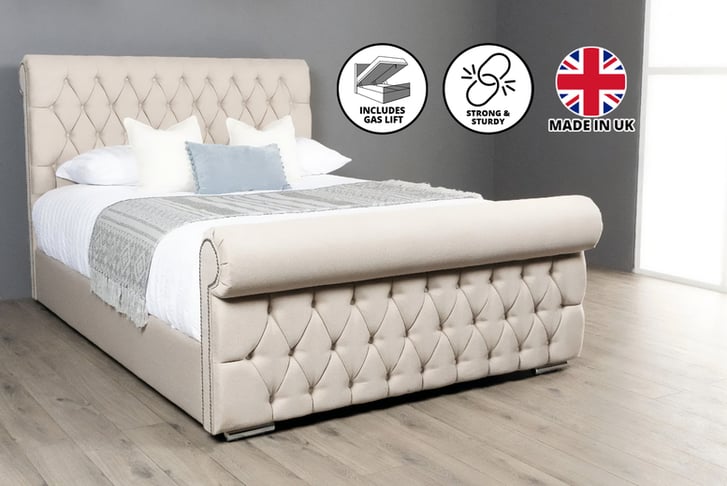 BUCKINGHAM-CREAM-LUXURY-OTTOMAN-STORAGE-SLEIGH-BED-1