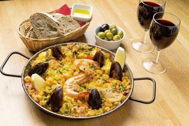 try-our-paella-with-house