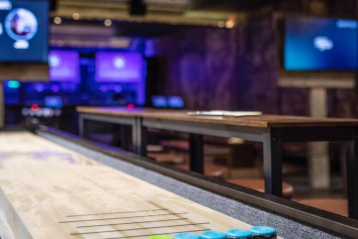 Shuffleboard Bowling for 2 + a Drink each at Strike Bowling 1