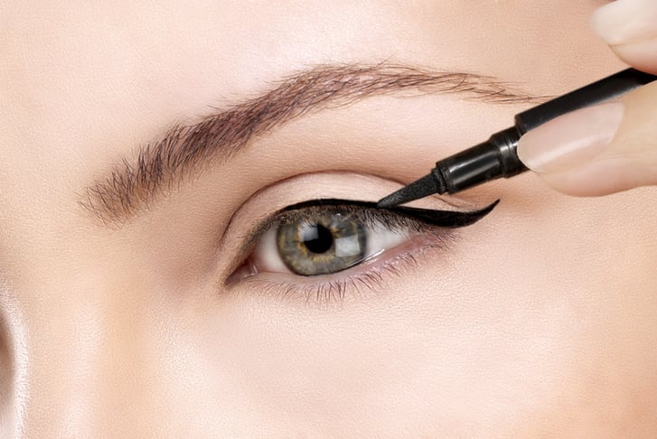 Semi permanent eye liner