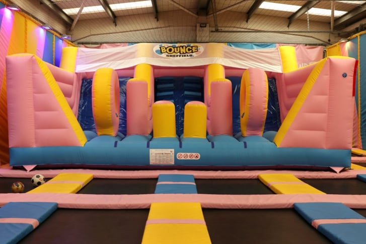 1 Hour Inflatable & Trampoline Session - Bounce, Sheffield