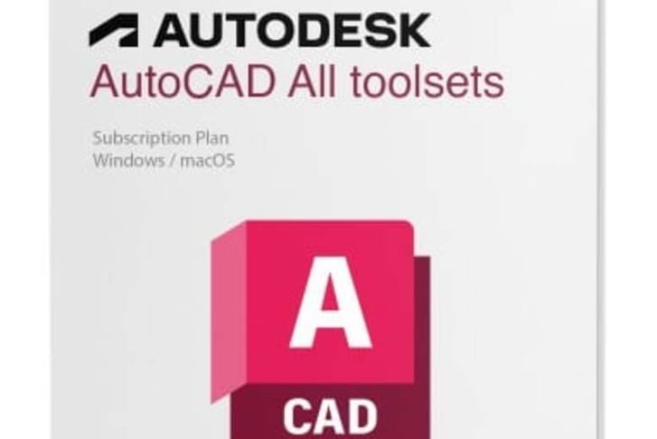 Autodesk AutoCAD 2025 - All Toolsets for 1 Windows/Mac - 1 Yr Licence