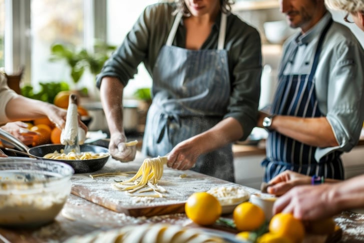 Italian cooking