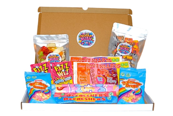 Sugar Rush Candy Store - Retro Sweets Hamper - 3 Sizes (Medium)