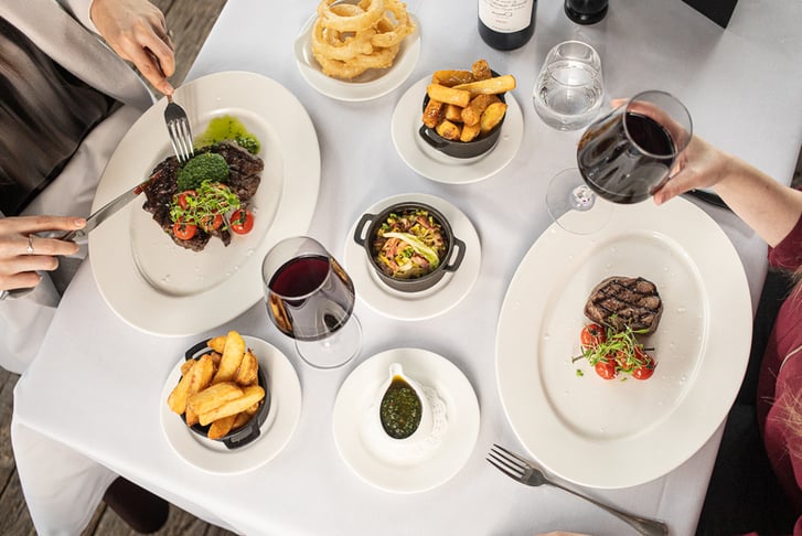 Marco Pierre White Steak & Chips for 2 - Dover