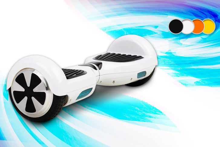 A white Samsung Hover board 