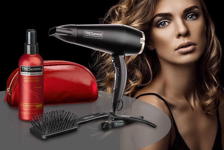 Connect---TRESemme-Salon-Shine-Collection-Hair-Dryer-Gift-Set