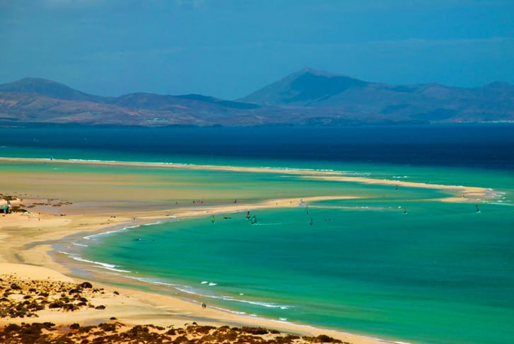 Scenic Beach View of Fuerteventura