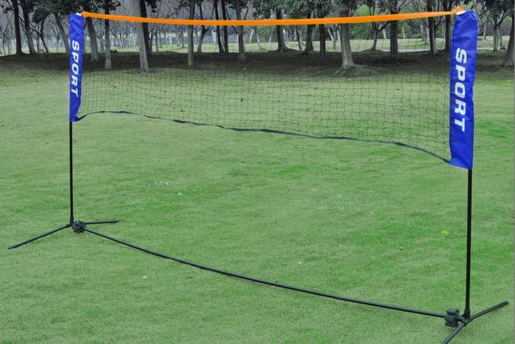 Oypl-Large-5m-Adjustable-Foldable-Badminton-Tennis-Volleyball-Net