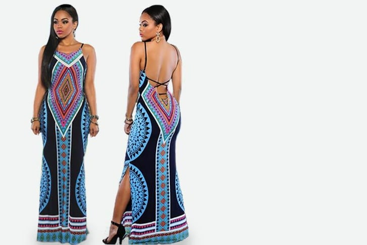Who-Runs-the-World-Tribal-Print-Maxi-Dress