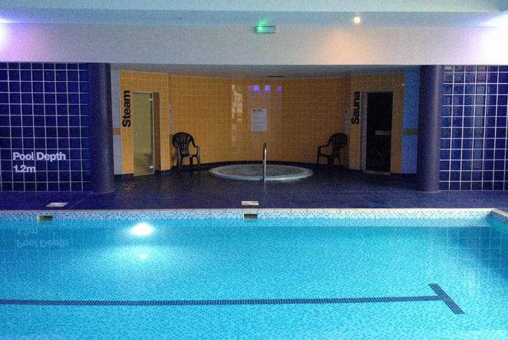 Indoor swimming pool at Armagh City Hotel