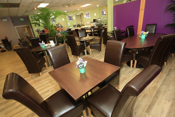 Dining area at the Hillmount Nursery Centre