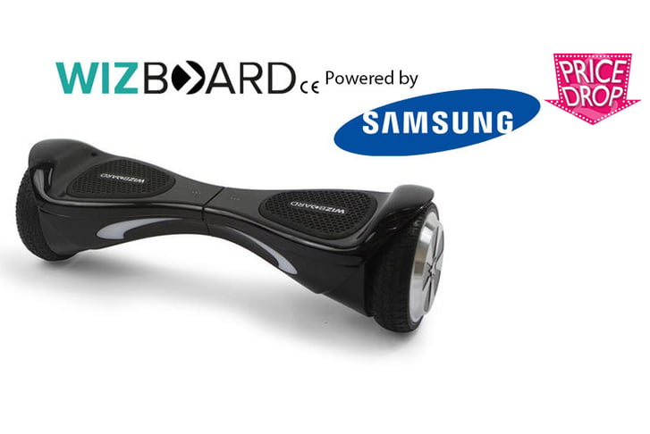 Wizboard Powered by Samsung Hover board in Black