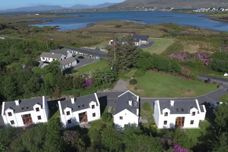 Achill Cottages Holiday Home 2nt Luxury Island Escape for up to 6 - Exterior Aerial View of Cottages